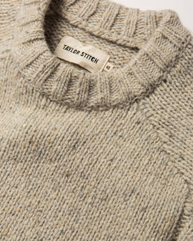 material shot of collar, Knits by Taylor Stitch