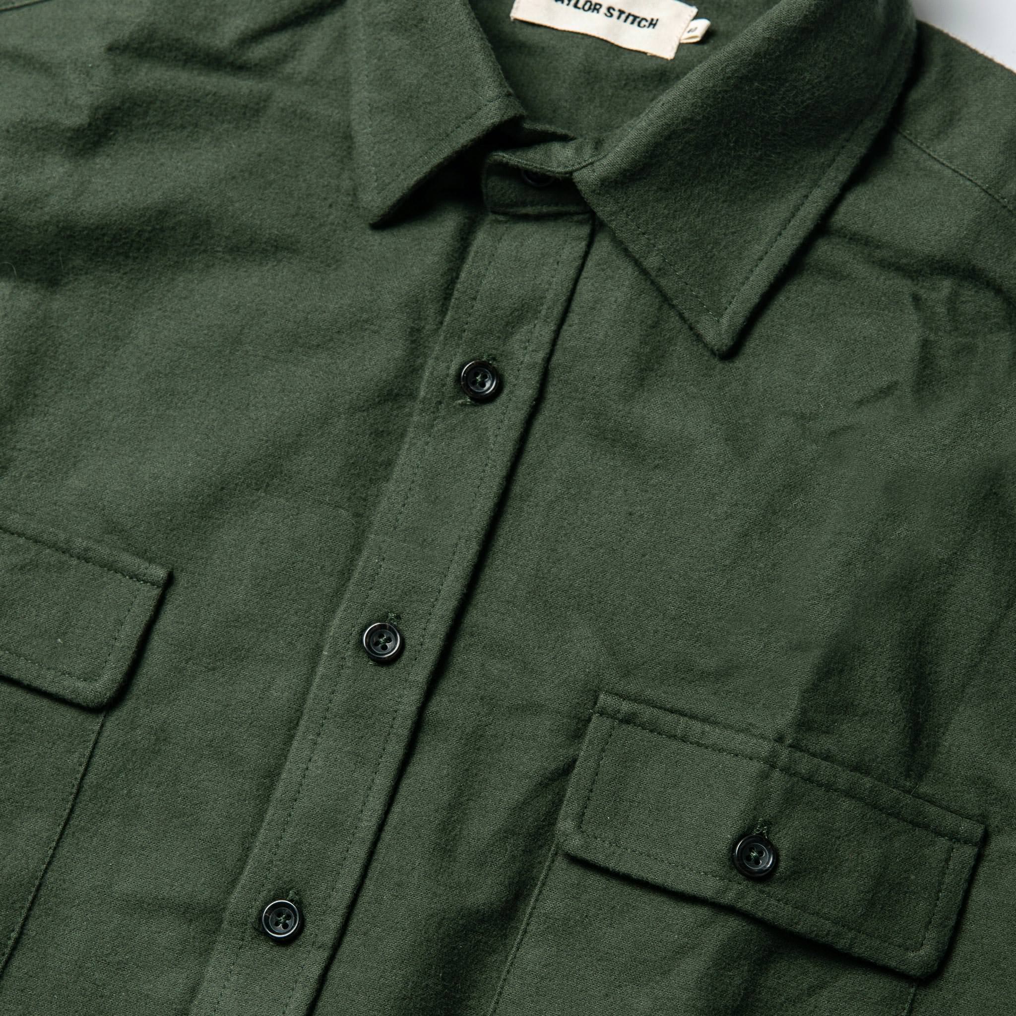 material shot of chest, Wovens by Taylor Stitch