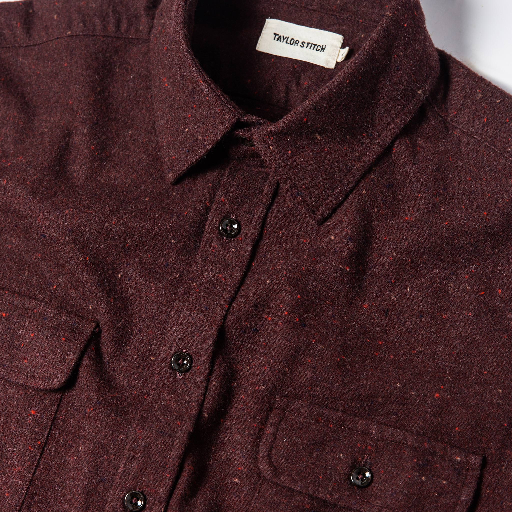 material shot of chest, Wovens by Taylor Stitch