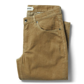 flatlay of The Democratic All Day Pant in Khaki Cord