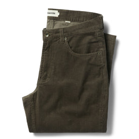 flatlay of The Democratic All Day Pant in Walnut Cord
