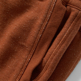 material shot of the texture on The Fillmore Pant in Copper Terry