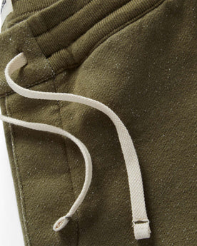 material shot of the drawcords on The Fillmore Pant in Cypress Terry, Bottoms by Taylor Stitch