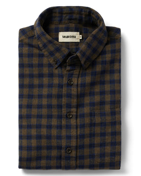 flatlay of The Jack in Terrace Plaid, Wovens by Taylor Stitch