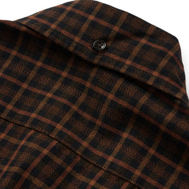 material shot of the back of The Jack in Academy Plaid