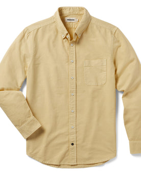 flatlay of The Jack in Sesame Oxford, Wovens by Taylor Stitch