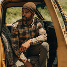 The Lodge Beanie in Coffee - featured image