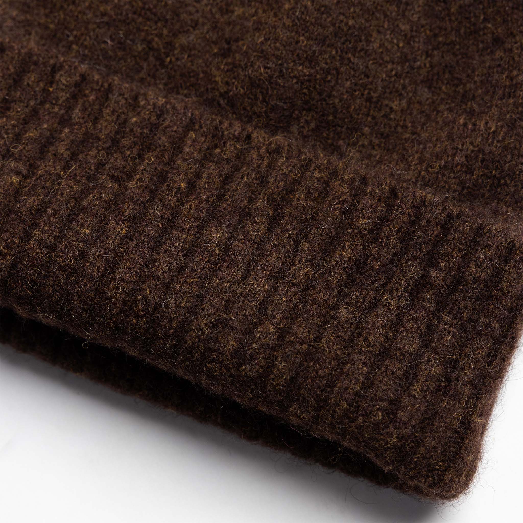 material shot of The Lodge Beanie in Coffee, Accessories by Taylor Stitch