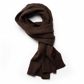 The Lodge Scarf in Coffee - featured image