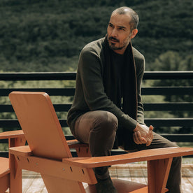 The Lodge Scarf in Coffee - featured image