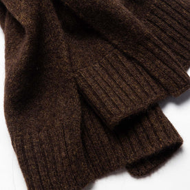 material shot of The Lodge Scarf in Coffee