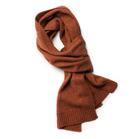 The Lodge Scarf in Rust - featured image