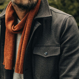 The Lodge Scarf in Rust - featured image