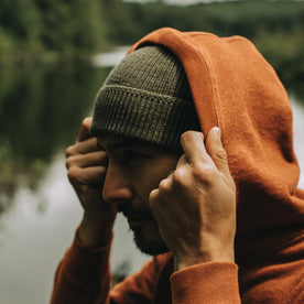 The Rib Beanie in Heather Forest - featured image