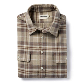 The Ledge Shirt in Fossil Plaid - featured image