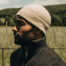 The Lodge Beanie in Camel - featured image