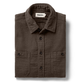The Utility Shirt in Walnut Double Cloth - featured image
