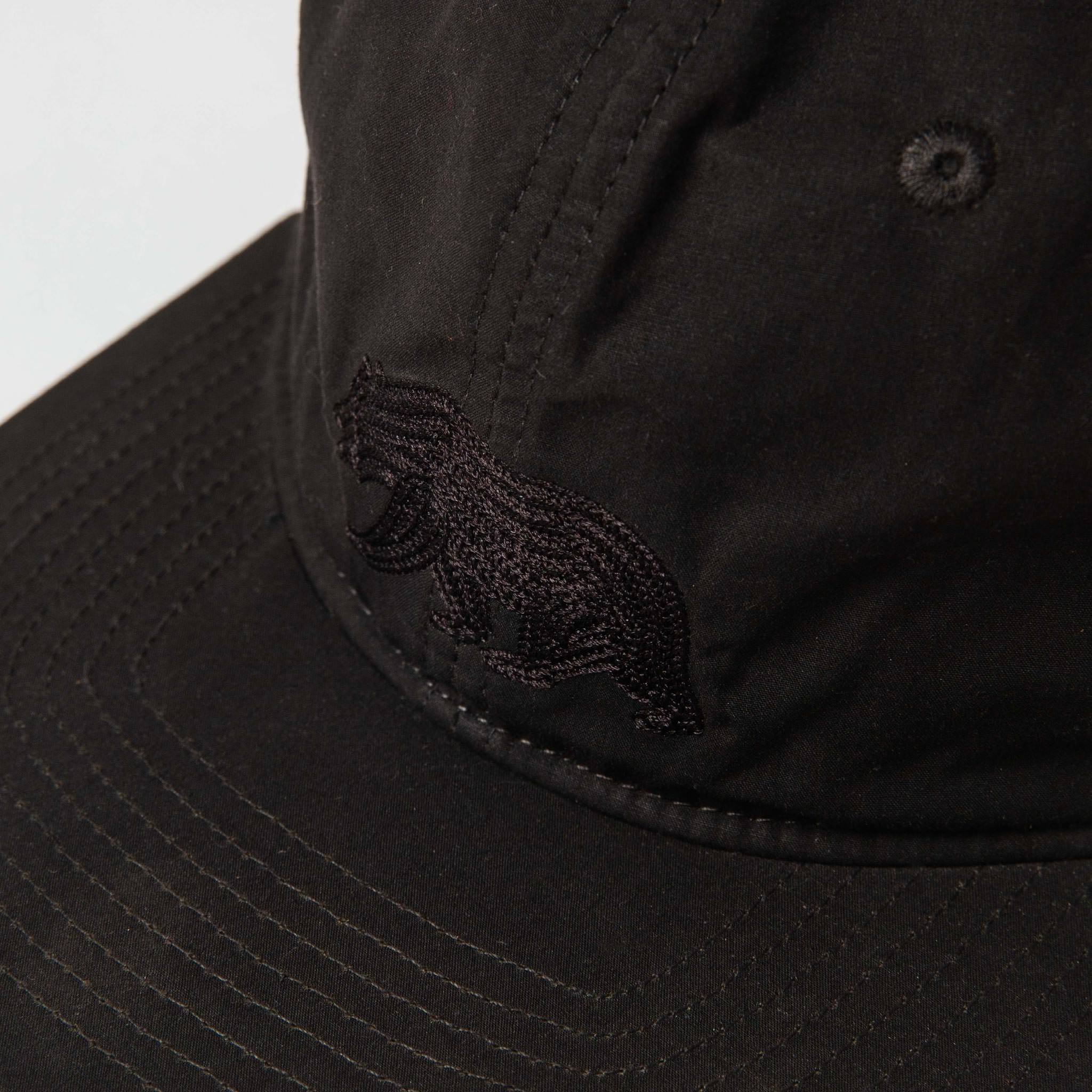 material shot of The Ball Cap in Espresso Dry Wax showing bear, Accessories by Taylor Stitch