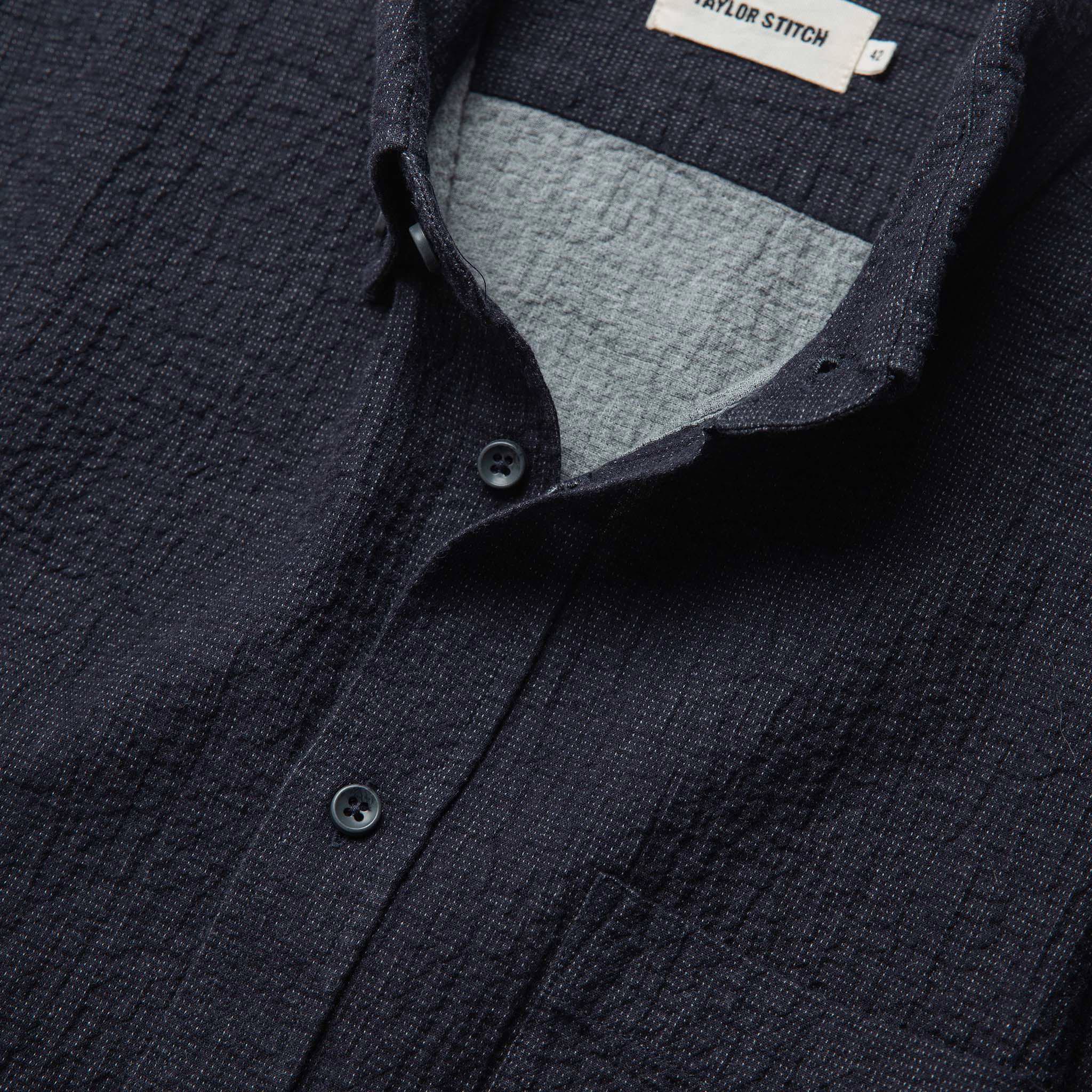 material shot of chest, Wovens by Taylor Stitch