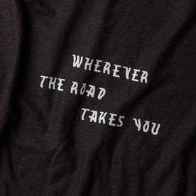 The Cotton Hemp Tee in Charcoal Open Road - featured image