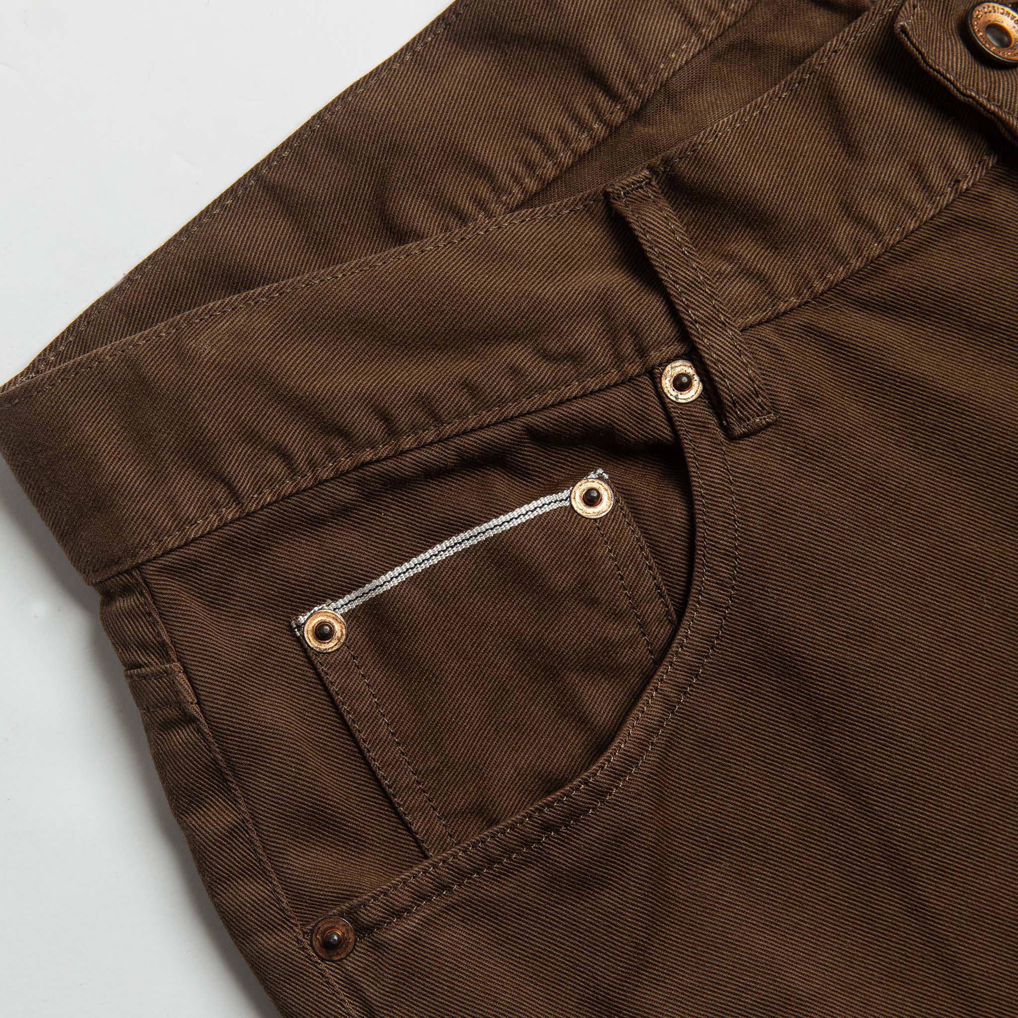 The Democratic All Day Pant in Espresso Selvage: Alternate Image 6, Bottoms by Taylor Stitch