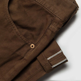 The Democratic All Day Pant in Espresso Selvage: Alternate Image 7