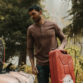 The Heavy Bag Henley in Timber - featured image