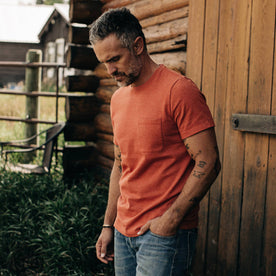 The Heavy Bag Tee in Rust - featured image