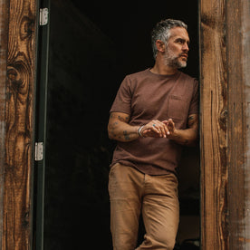 The Heavy Bag Tee in Timber - featured image