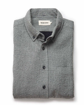 flatlay of The Jack in Ash Double Cloth, Wovens by Taylor Stitch