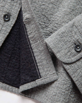 material shot of bottom detailing, Wovens by Taylor Stitch