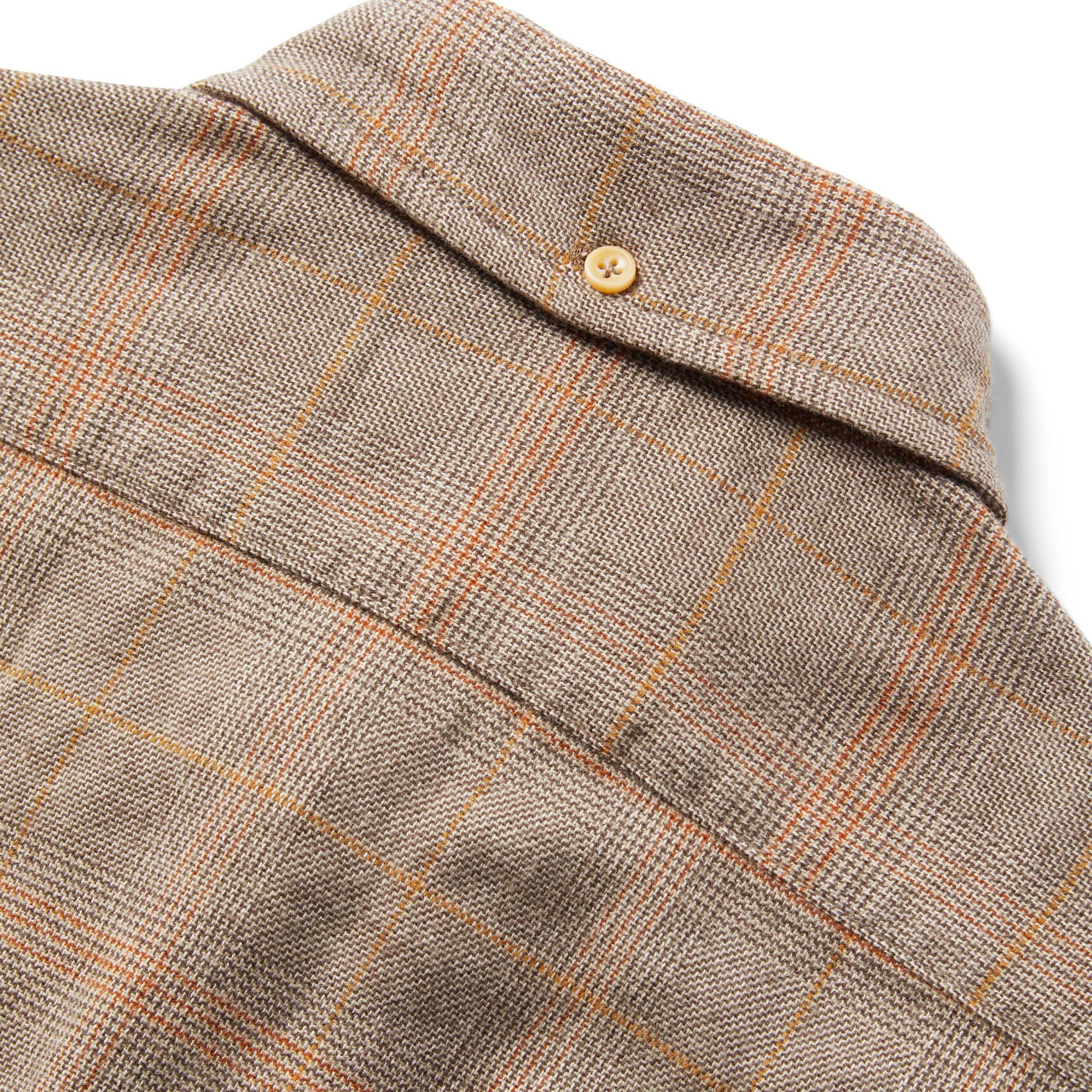 material shot of shirt back yolk, Wovens by Taylor Stitch