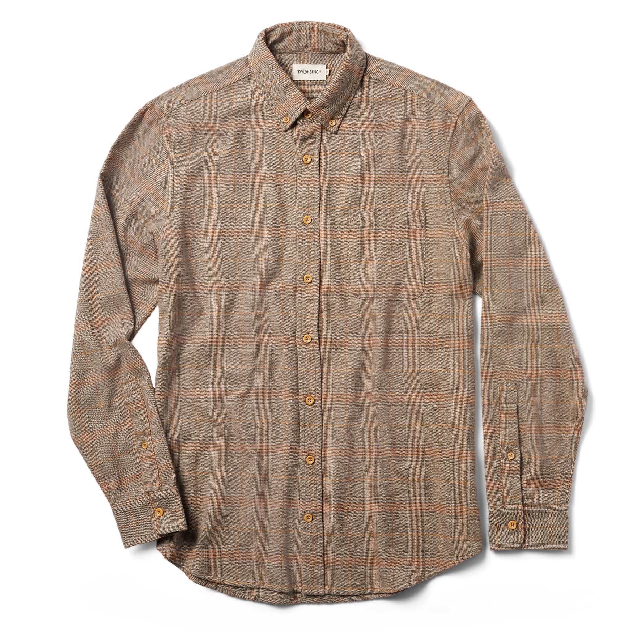 flatlay of shirt folded from the front, Wovens by Taylor Stitch