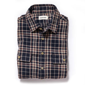 flatlay of The Ledge Shirt in York Plaid