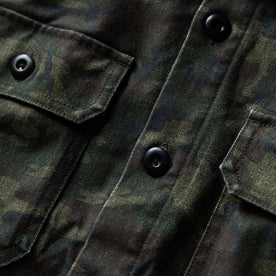 material shot of button