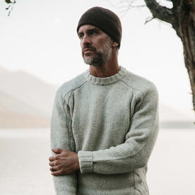 The Lodge Beanie in Heather Dark Burgundy - featured image