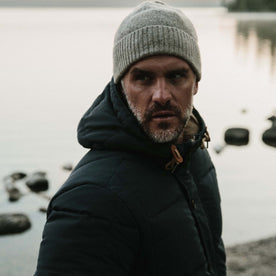 The Lodge Beanie in Heather Oat - featured image