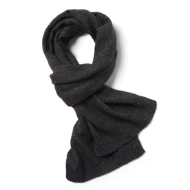 The Lodge Scarf in Heather Charcoal - featured image