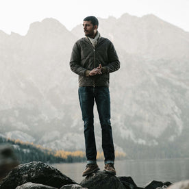 The Lodge Scarf in Heather Oat - featured image