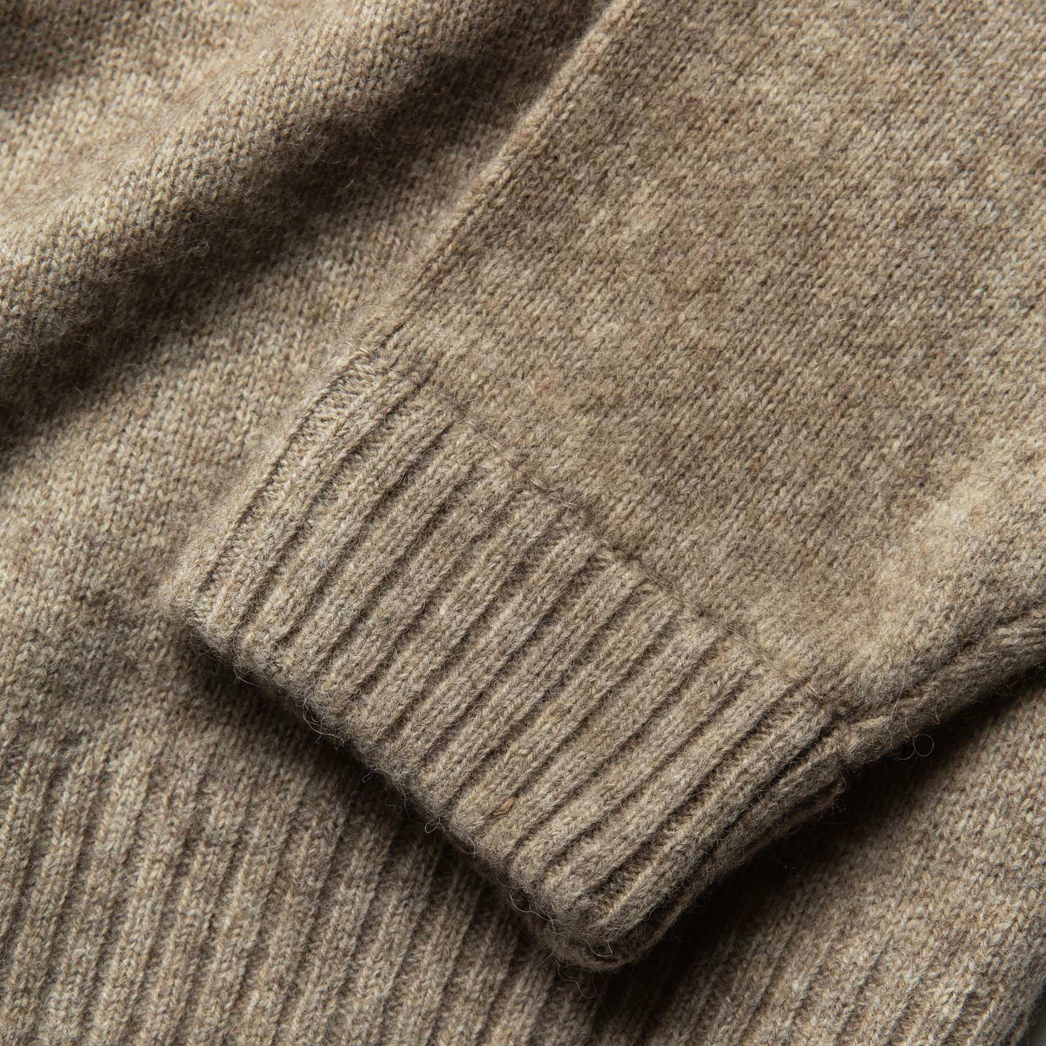material shot of sleeve, Knits by Taylor Stitch