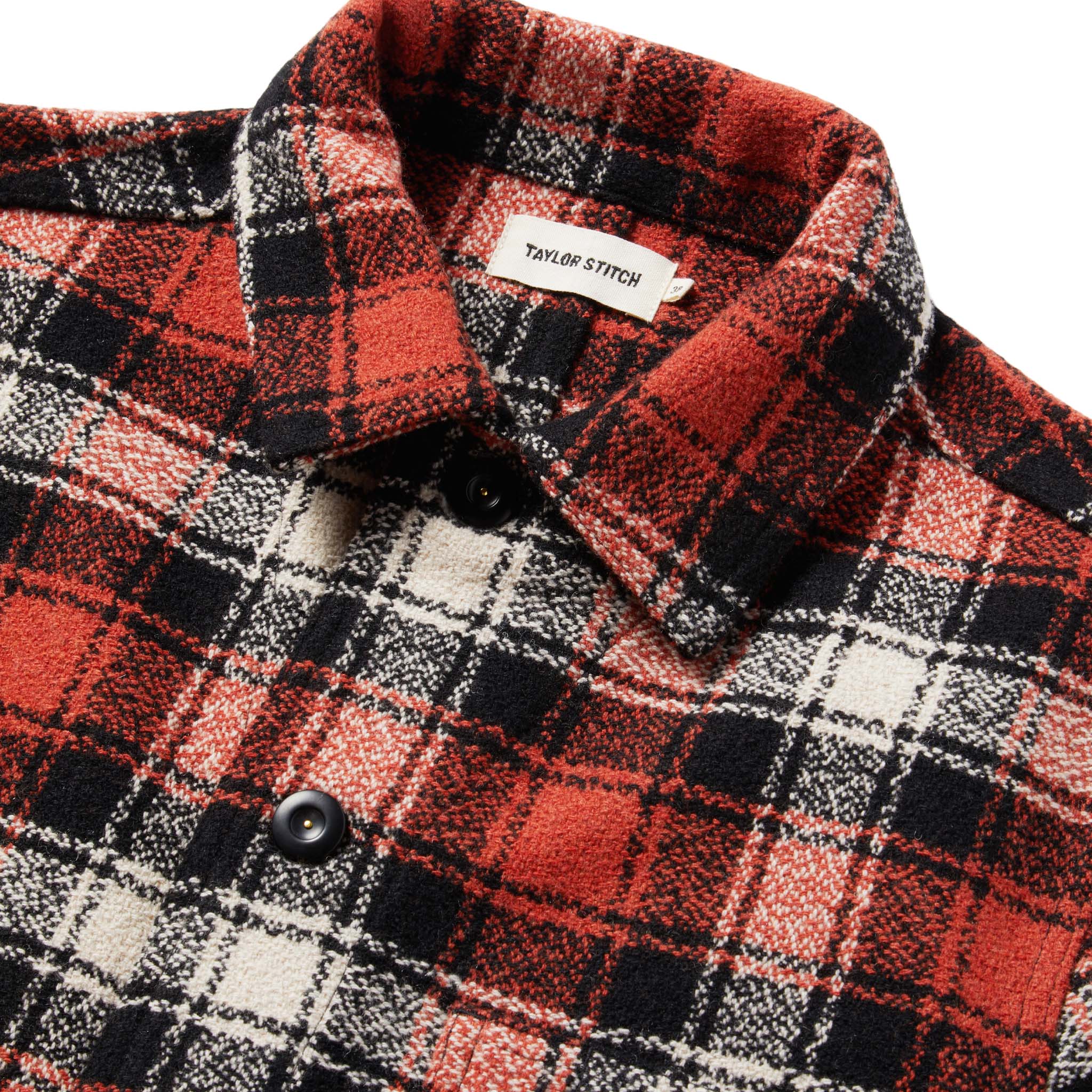 material shot of jacket with close up of collar, Outerwear by Taylor Stitch