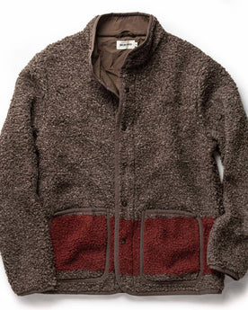 flatlay of The Port Jacket in Espresso Marl, Outerwear by Taylor Stitch