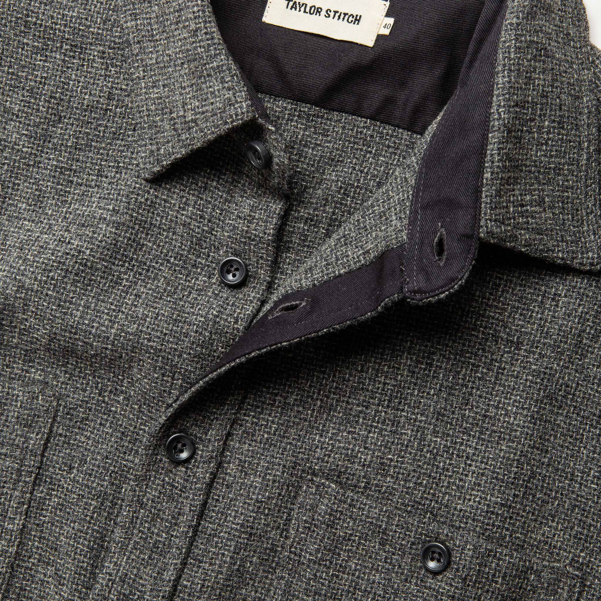 material shot of chest, Wovens by Taylor Stitch