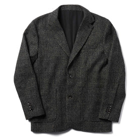 flatlay of The Sheffield Sportcoat in Coal Slub Check