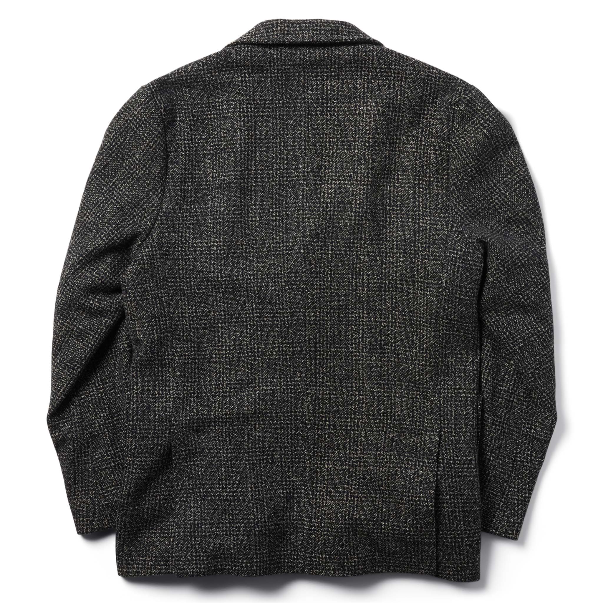 flatlay of The Sheffield Sportcoat in Coal Slub Check from the back, Outerwear by Taylor Stitch