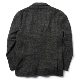 flatlay of The Sheffield Sportcoat in Coal Slub Check from the back