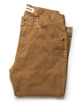 The Slim All Day Pant in British Khaki Selvage: Featured Image, Bottoms by Taylor Stitch