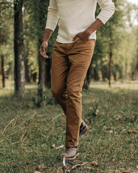 The Slim All Day Pant in British Khaki Selvage: Alternate Image 1, Bottoms by Taylor Stitch