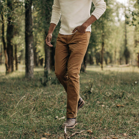 The Slim All Day Pant in British Khaki Selvage: Alternate Image 1