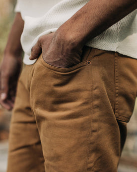 The Slim All Day Pant in British Khaki Selvage: Alternate Image 2, Bottoms by Taylor Stitch
